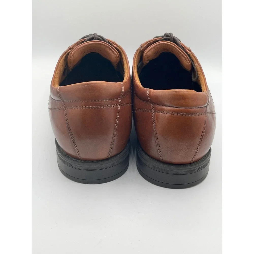 Florsheim Men 12138-221 Cognac Leather Cap Toe Derby Comfortech Shoes Size 13D